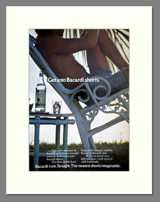 Bacardi - Rum. Vintage Advert 1975 (ref AD67621)