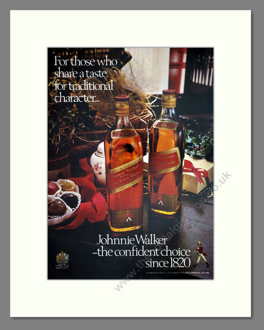 Johnnie Walker - Scotch Whisky. Vintage Advert 1975 (ref AD67627)
