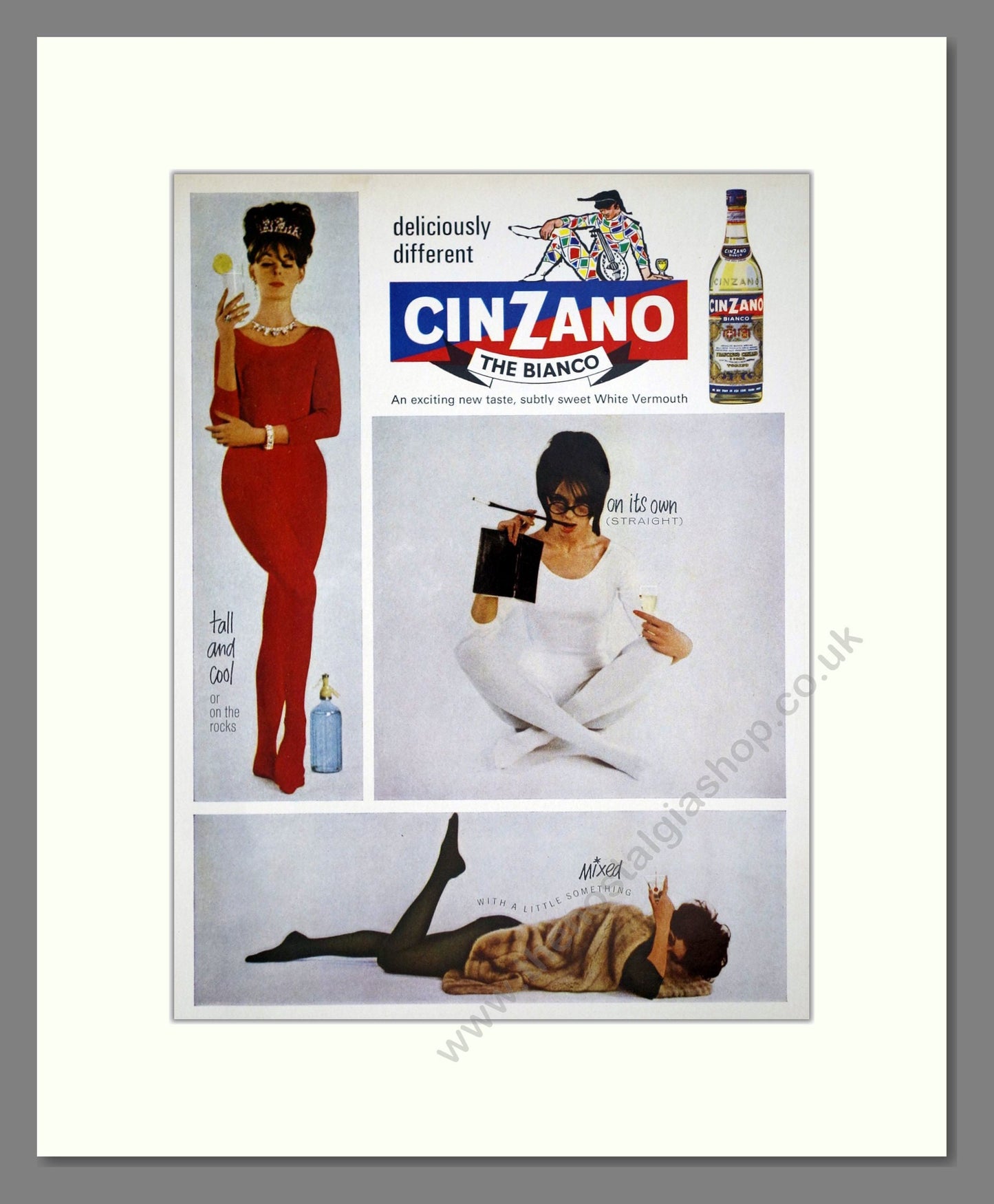 Cinzano - Vermouth. Vintage Advert 1966 (ref AD67645)
