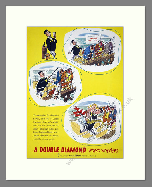 Double Diamond - Cider. Vintage Advert 1952 (ref AD67648)