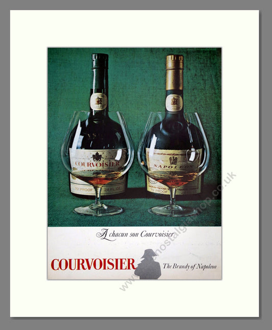 Courvoisier - Brandy / Cognac. Vintage Advert 1965 (ref AD67657)