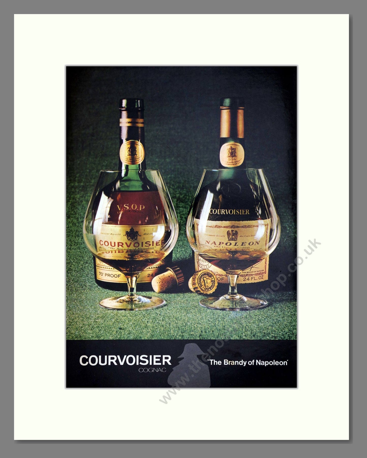 Courvoisier - Brandy / Cognac. Vintage Advert 1971 (ref AD67659)