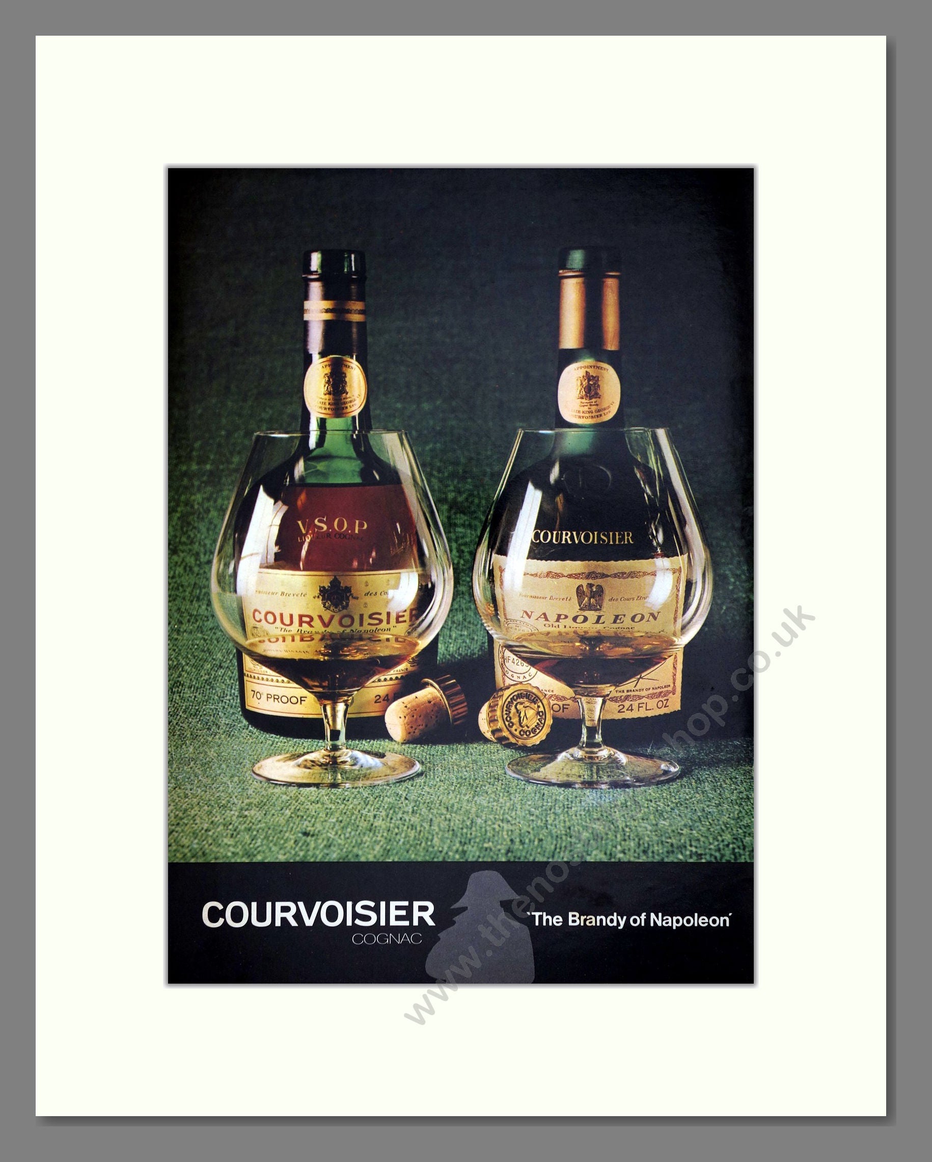 Courvoisier - Brandy / Cognac. Vintage Advert 1971 (ref AD67659)