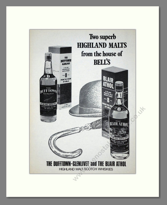 Bell's - Malt Whisky. Vintage Advert 1972 (ref AD67672)