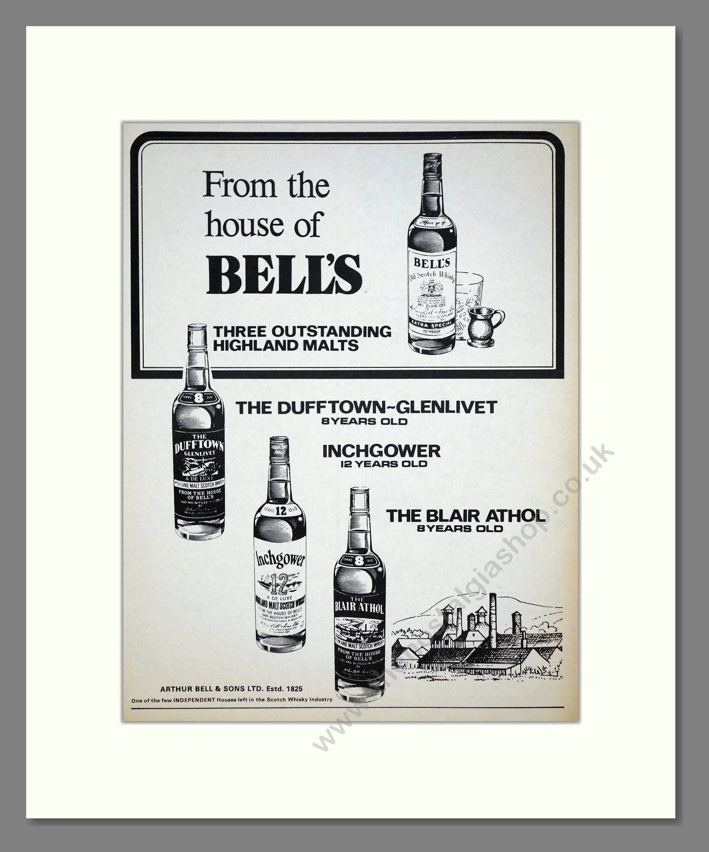 Bell's - Malt Whisky. Vintage Advert 1973 (ref AD67673)