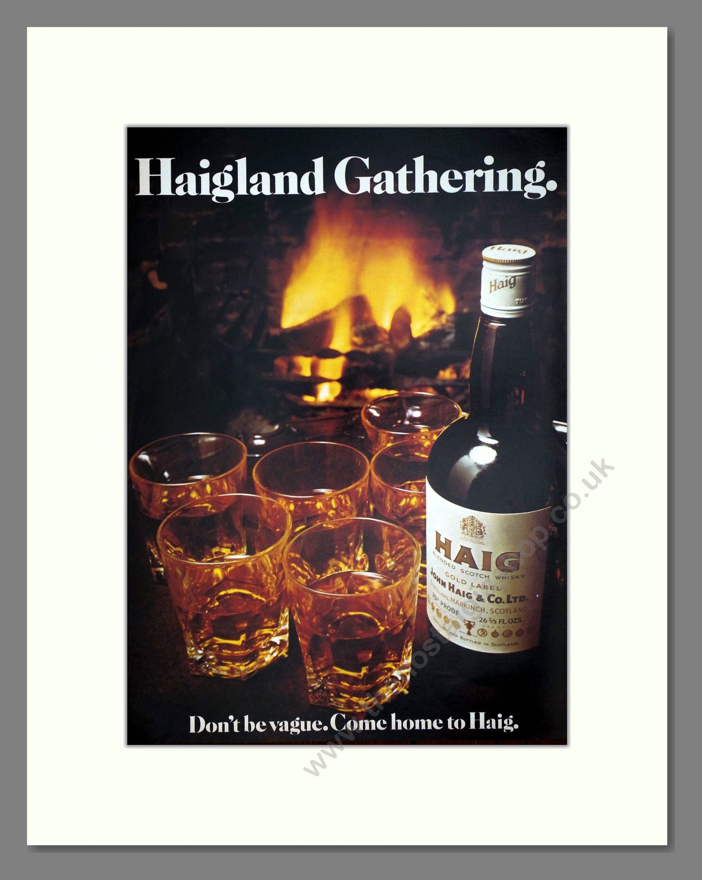 Haig - Scotch Whisky. Vintage Advert 1974 (ref AD67678)