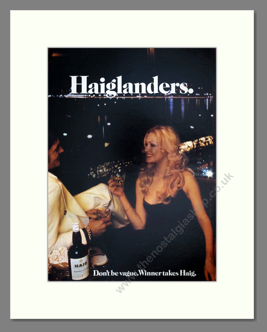 Haig - Scotch Whisky. Vintage Advert 1974 (ref AD67679)