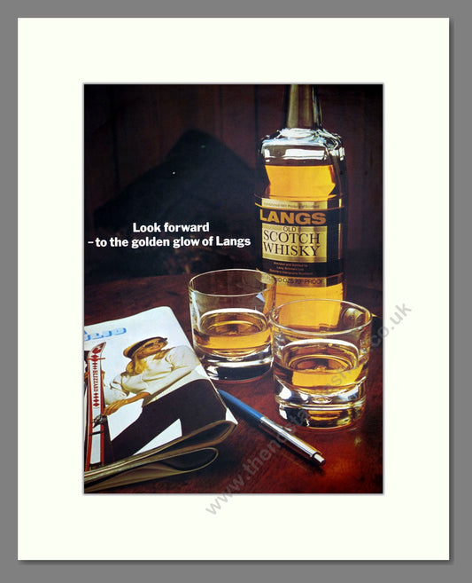 Langs - Scotch Whisky. Vintage Advert 1974 (ref AD67686)