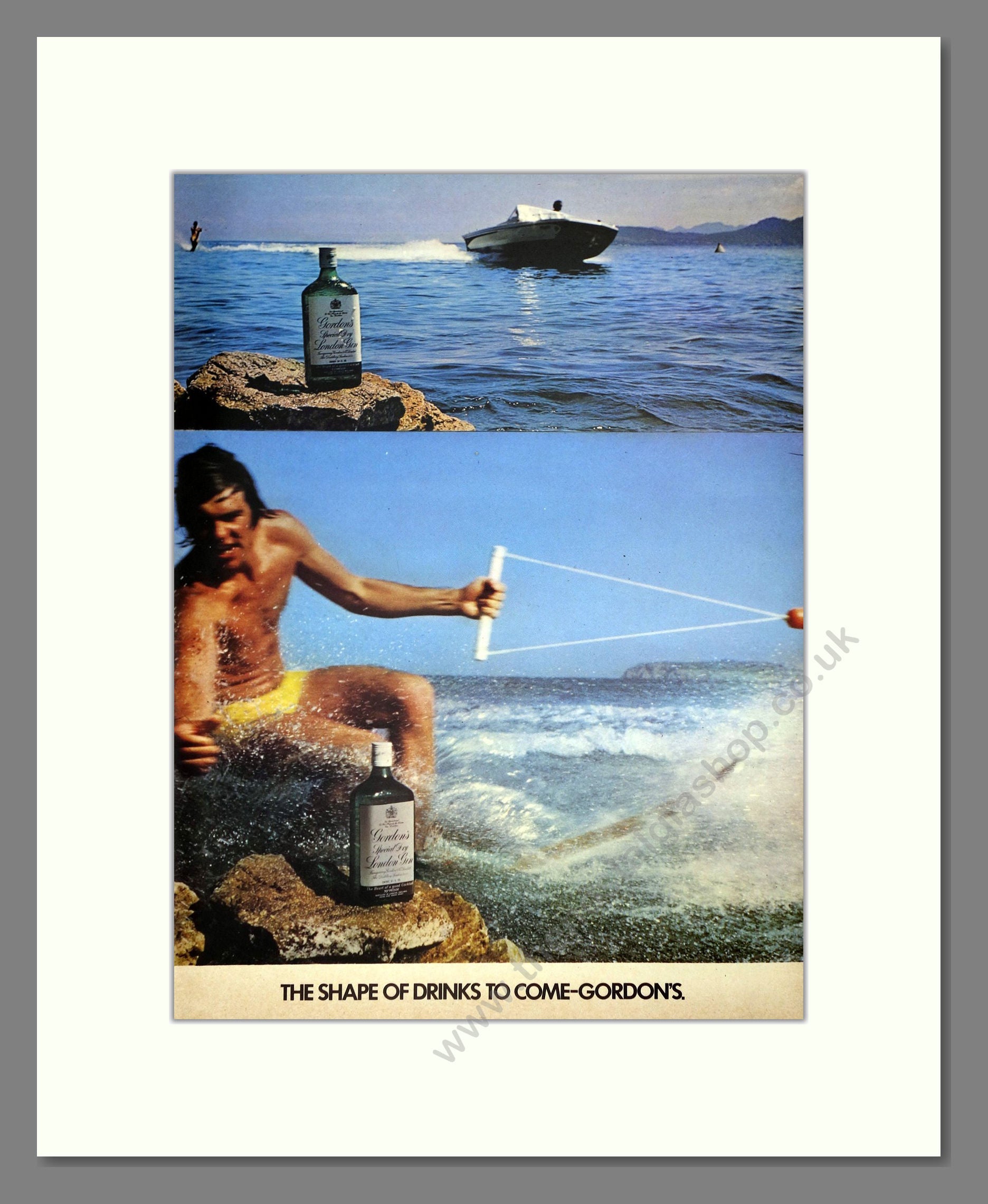 Gordon's - Gin. Vintage Advert 1973 (ref AD67704)