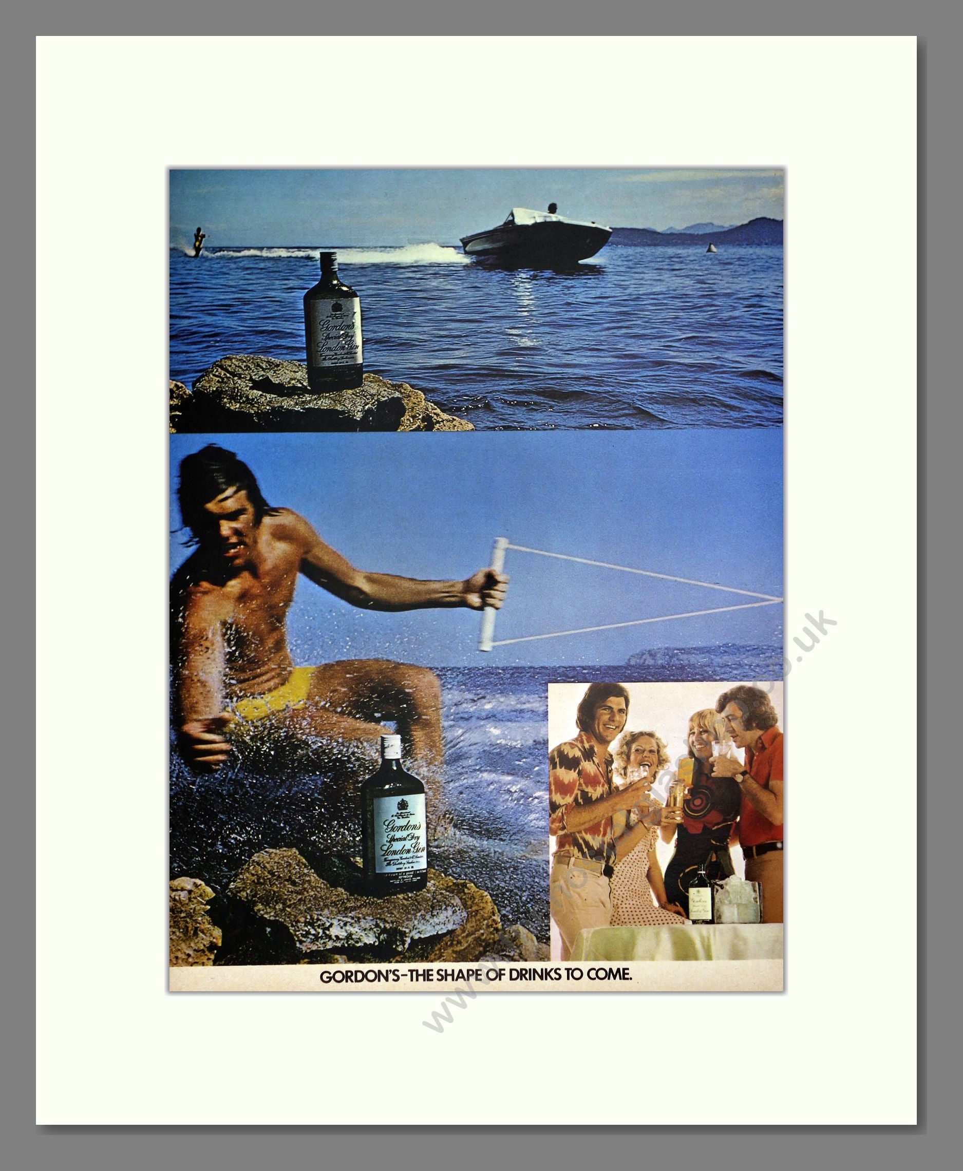 Gordon's - Gin. Vintage Advert 1972 (ref AD67705)