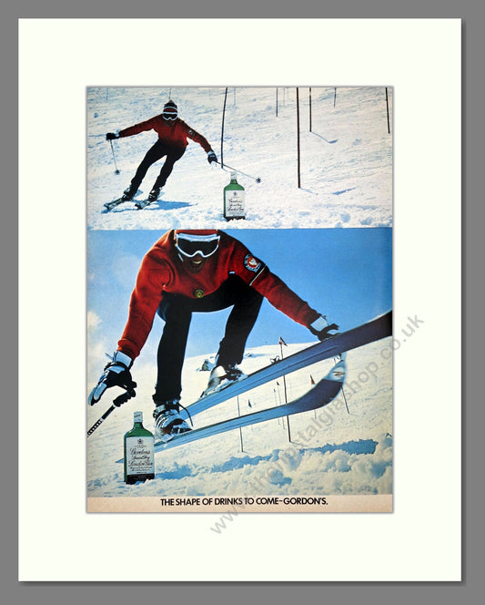 Gordon's - Gin. Vintage Advert 1973 (ref AD67706)