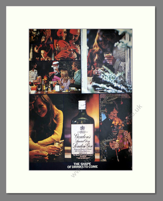 Gordon's - Gin. Vintage Advert 1970 (ref AD67709)