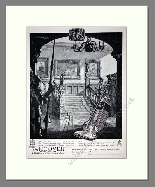 Hoover - Vacuum Cleaner. Vintage Advert 1937 (ref AD67734)