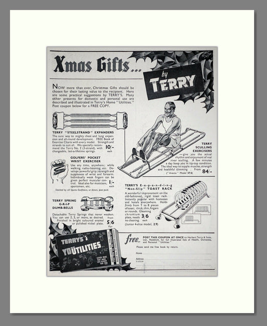 Terry - Christmas Sporting Gifts. Vintage Advert 1939 (ref AD67748)