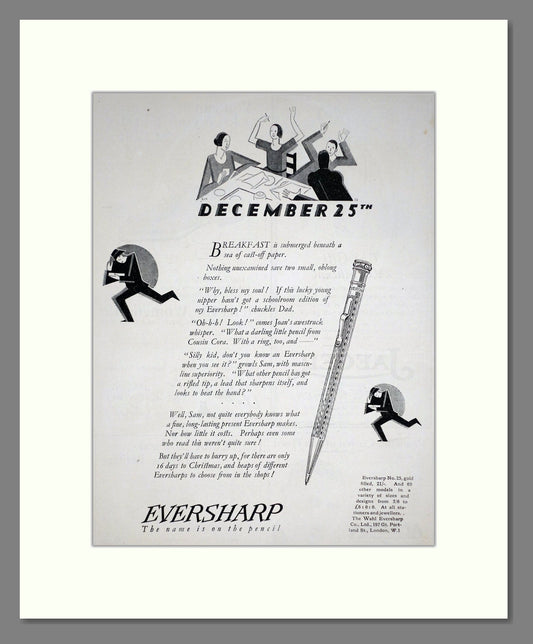 Eversharp Pencils - No 25 Mechanical Pencil. Vintage Advert 1926 (ref AD67794)