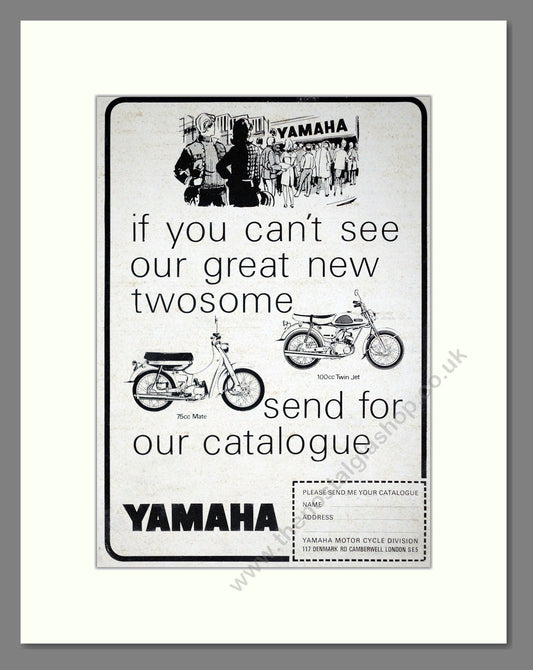 Yamaha - New Catalogue. Vintage Advert 1966 (ref AD67898)