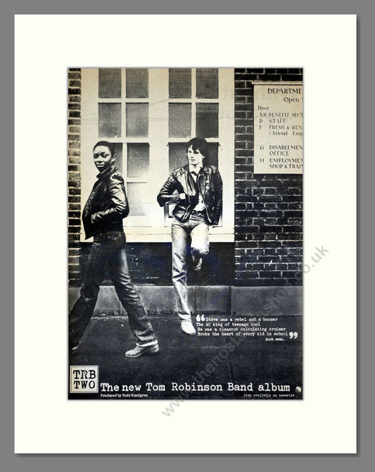 Tom Robinson Band (The) - Two. Vintage Advert 1979 (ref AD21185)