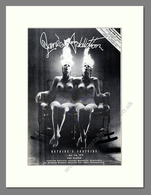 Jane's Addiction - Nothing's Shocking. Vintage Advert 1988 (ref AD21200)