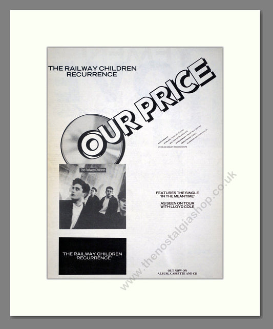 Railway Children (The) - Recurrence. Vintage Advert 1988 (ref AD21230)