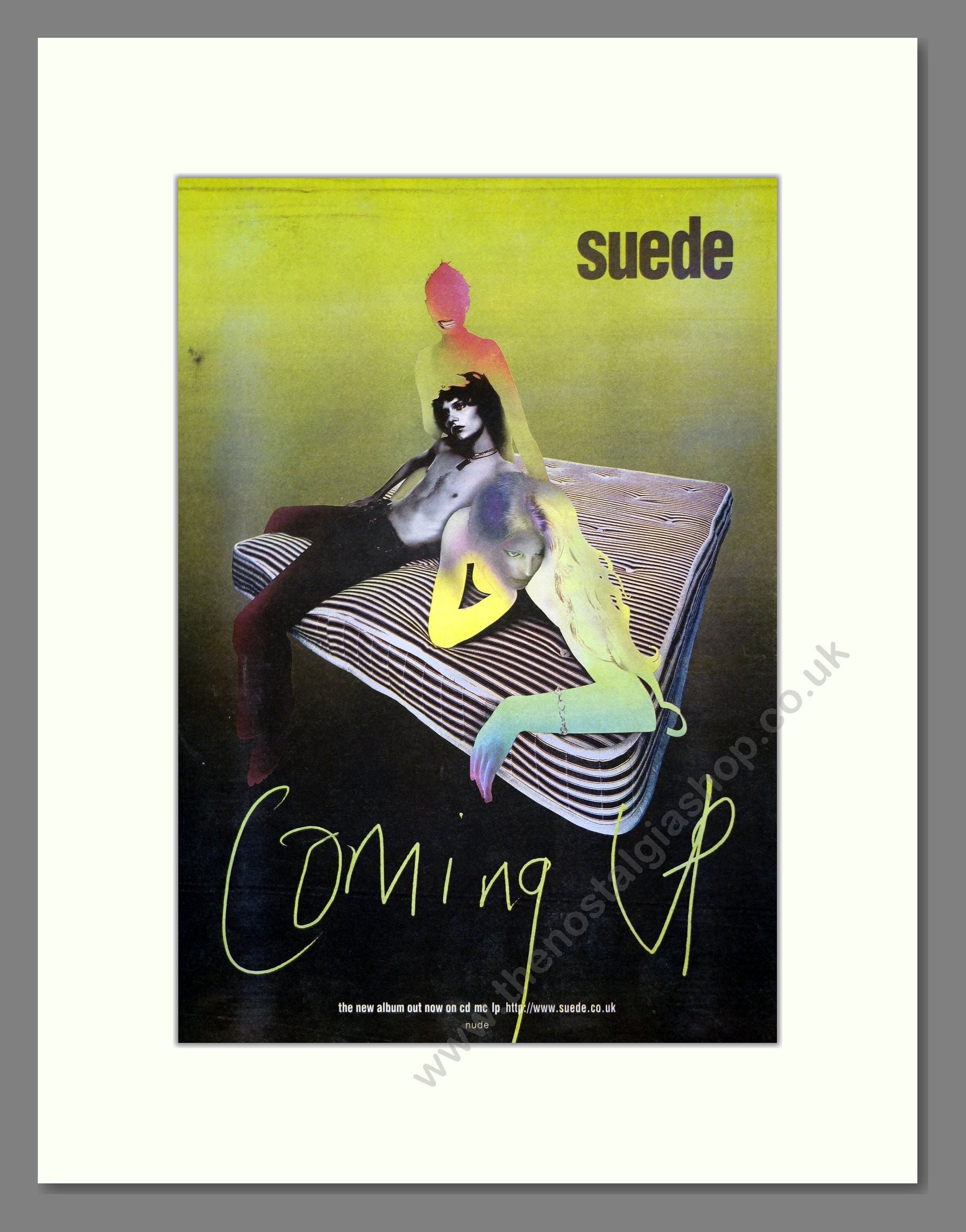 Suede - Coming Up. Vintage Advert 1996 (ref AD21241)