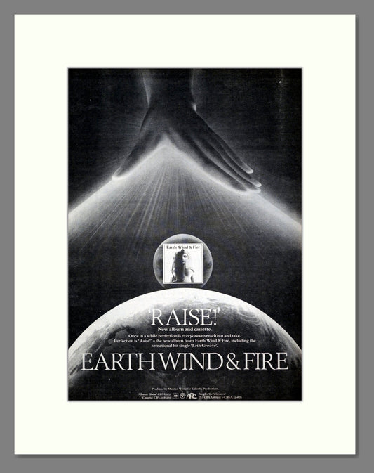 Earth Wind And Fire - Raise. Vintage Advert 1981 (ref AD21242)