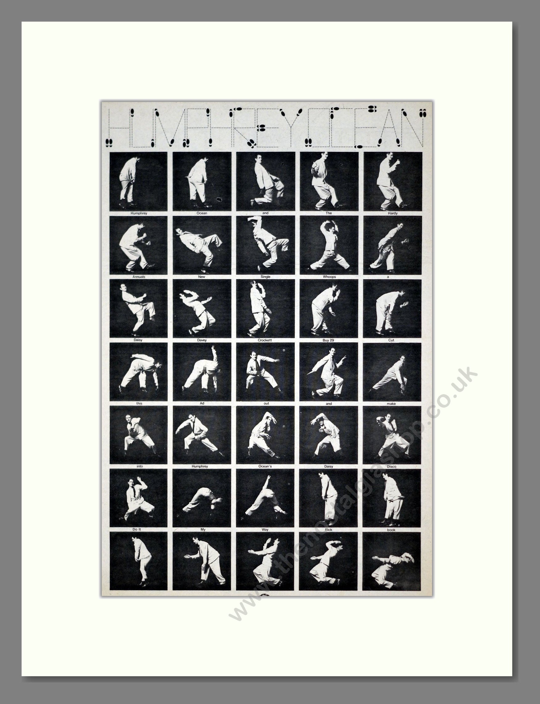 Humphrey Ocean - Whoops A Daisy. Vintage Advert 1978 (ref AD21250)