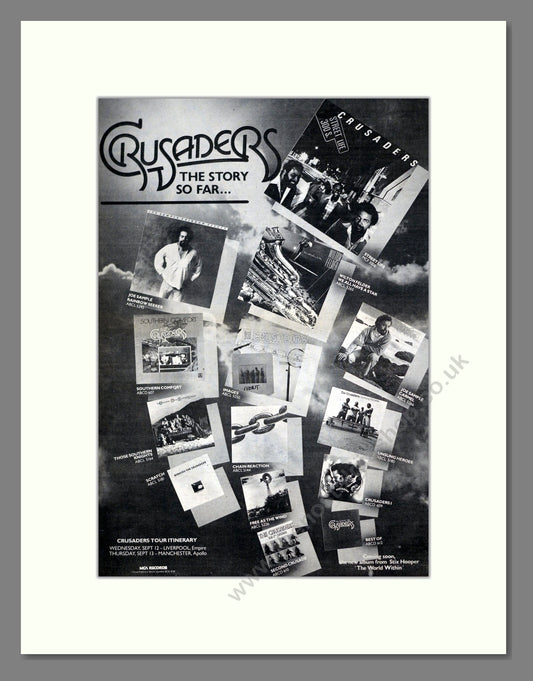 Crusaders - The Story So Far. Vintage Advert 1979 (ref AD21252)