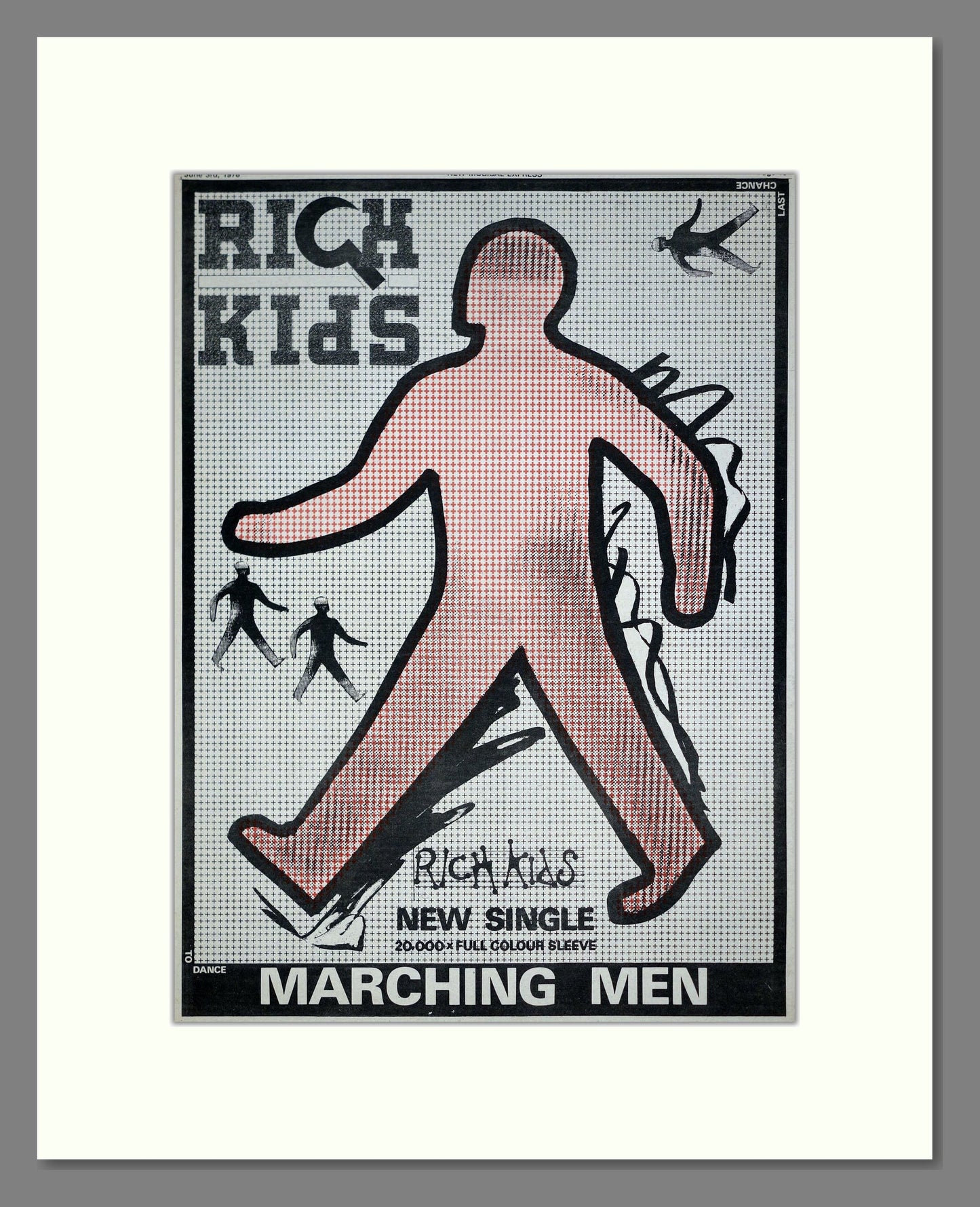 Rich Kids - Marching Men. Vintage Advert 1978 (ref AD21254)
