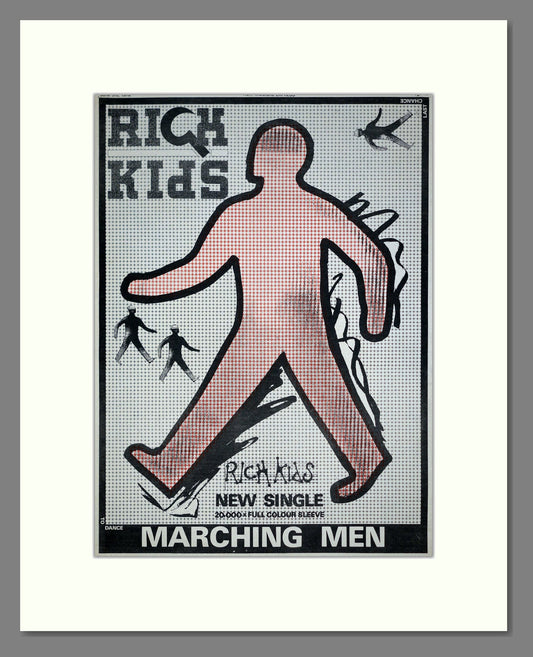 Rich Kids - Marching Men. Vintage Advert 1978 (ref AD21254)