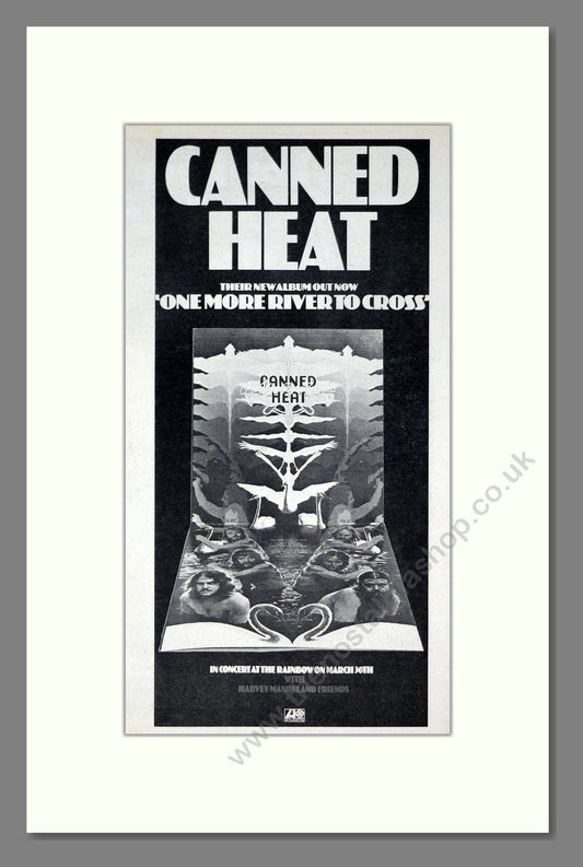 Canned Heat - One More River To Cross. Vintage Advert 1974 (ref AD21277)