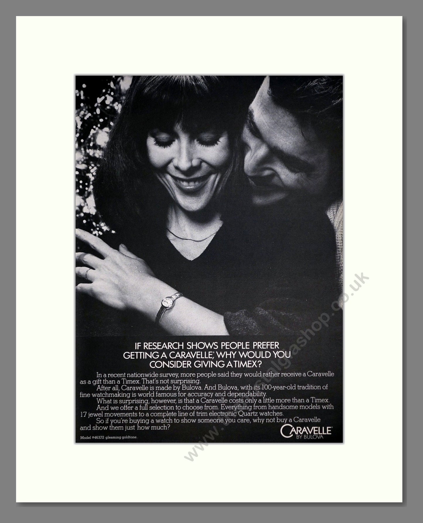 Bulova - Caravelle. Vintage Advert 1980 (ref AD67950)