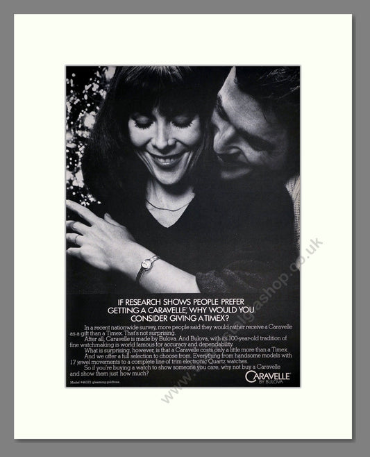 Bulova - Caravelle. Vintage Advert 1980 (ref AD67950)
