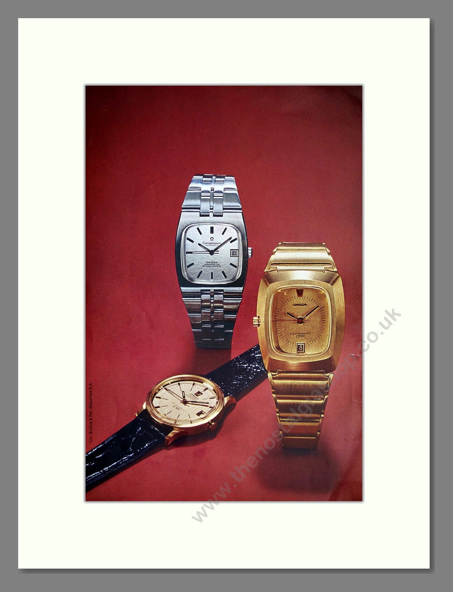 Omega - Range of Watches Double Advert. Vintage Advert 1971 (ref AD67990)
