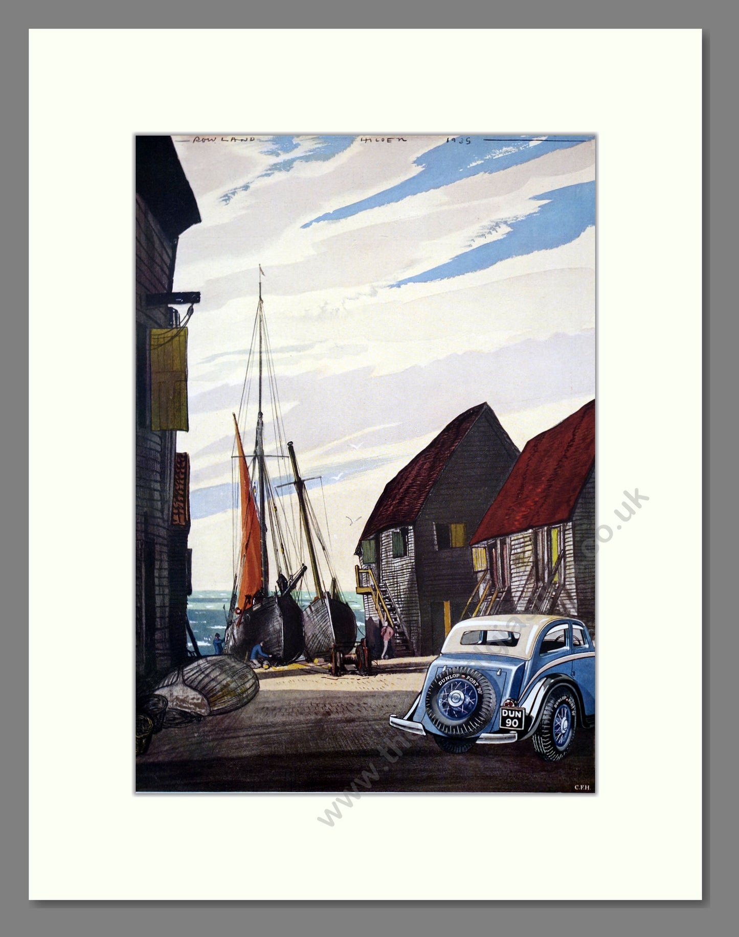 Dunlop Fort Tyres. Original Advert 1935 (ref AD303733)