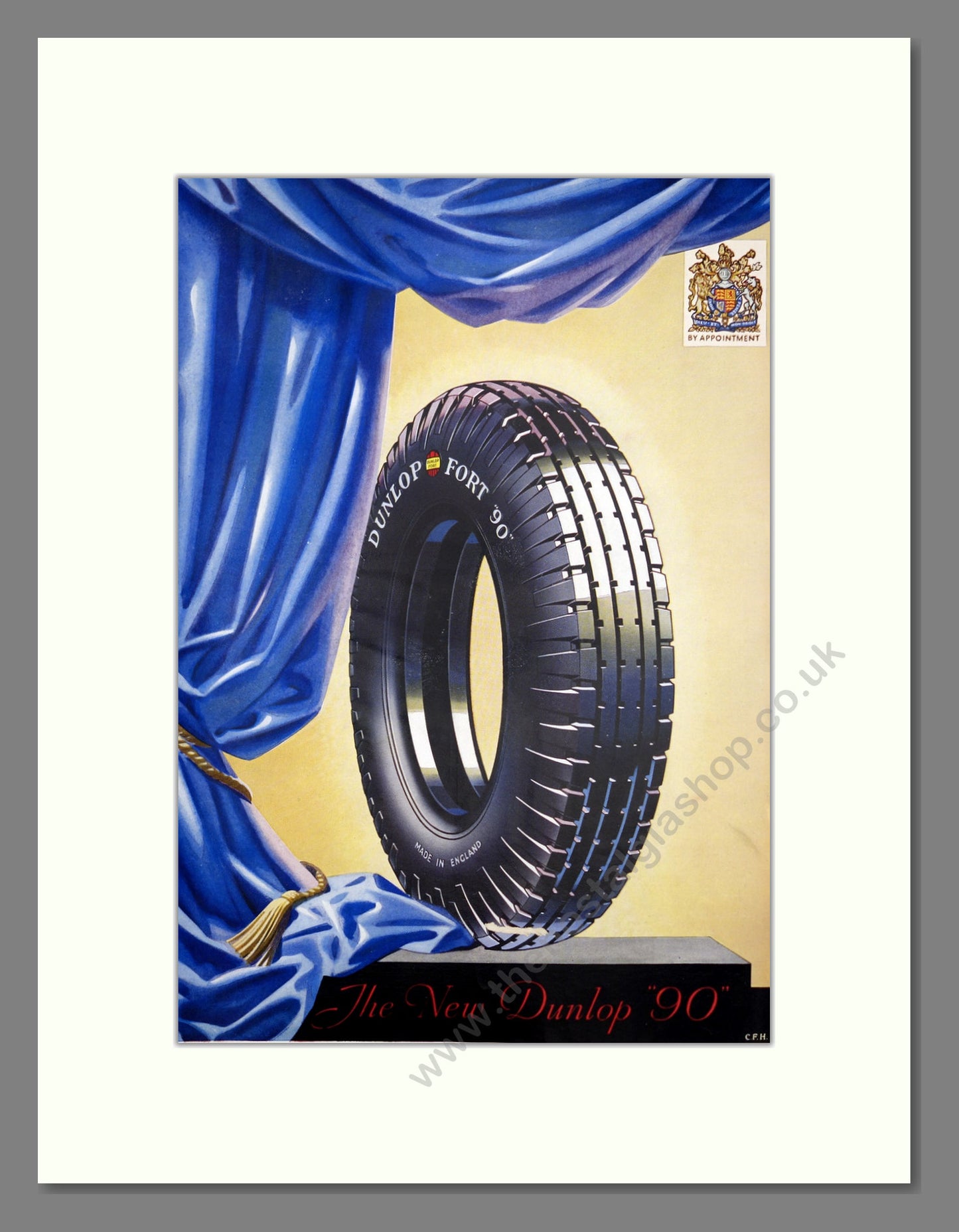 Dunlop Fort Tyres. Original Advert 1935 (ref AD303740)