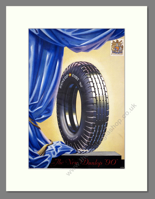 Dunlop Fort Tyres. Original Advert 1935 (ref AD303740)
