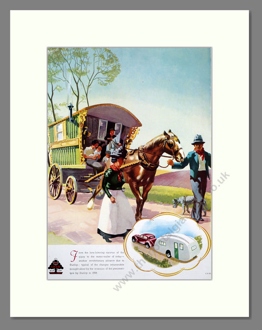 Dunlop Fort Tyres. Original Advert 1938 (ref AD303741)