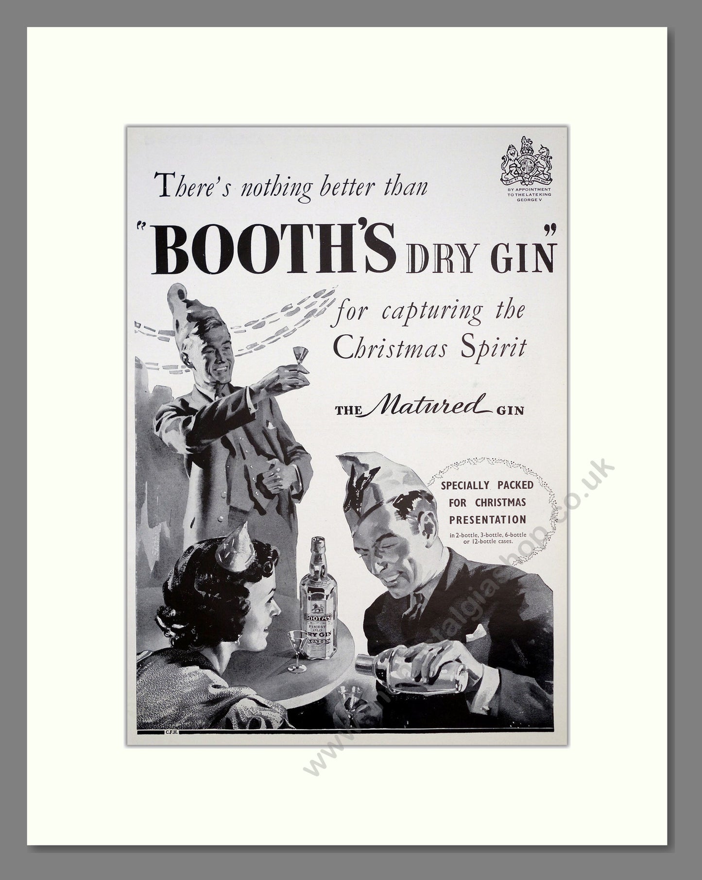 Booth's London Dry Gin. Original Advert 1938 (ref AD303745)