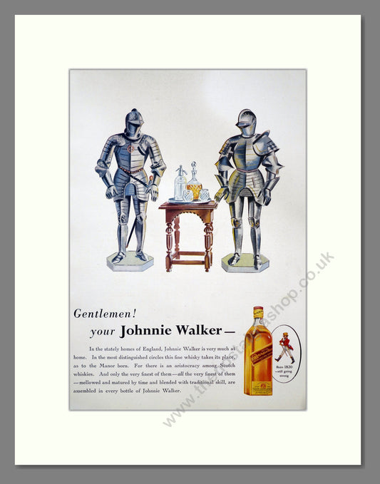 Johnnie Walker Scotch Whisky. Original Advert 1939 (ref AD303751)