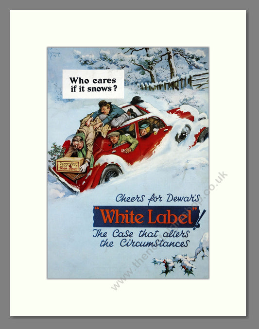 Dewar's White Label Scotch Whisky. Original Advert 1937 (ref AD303766)