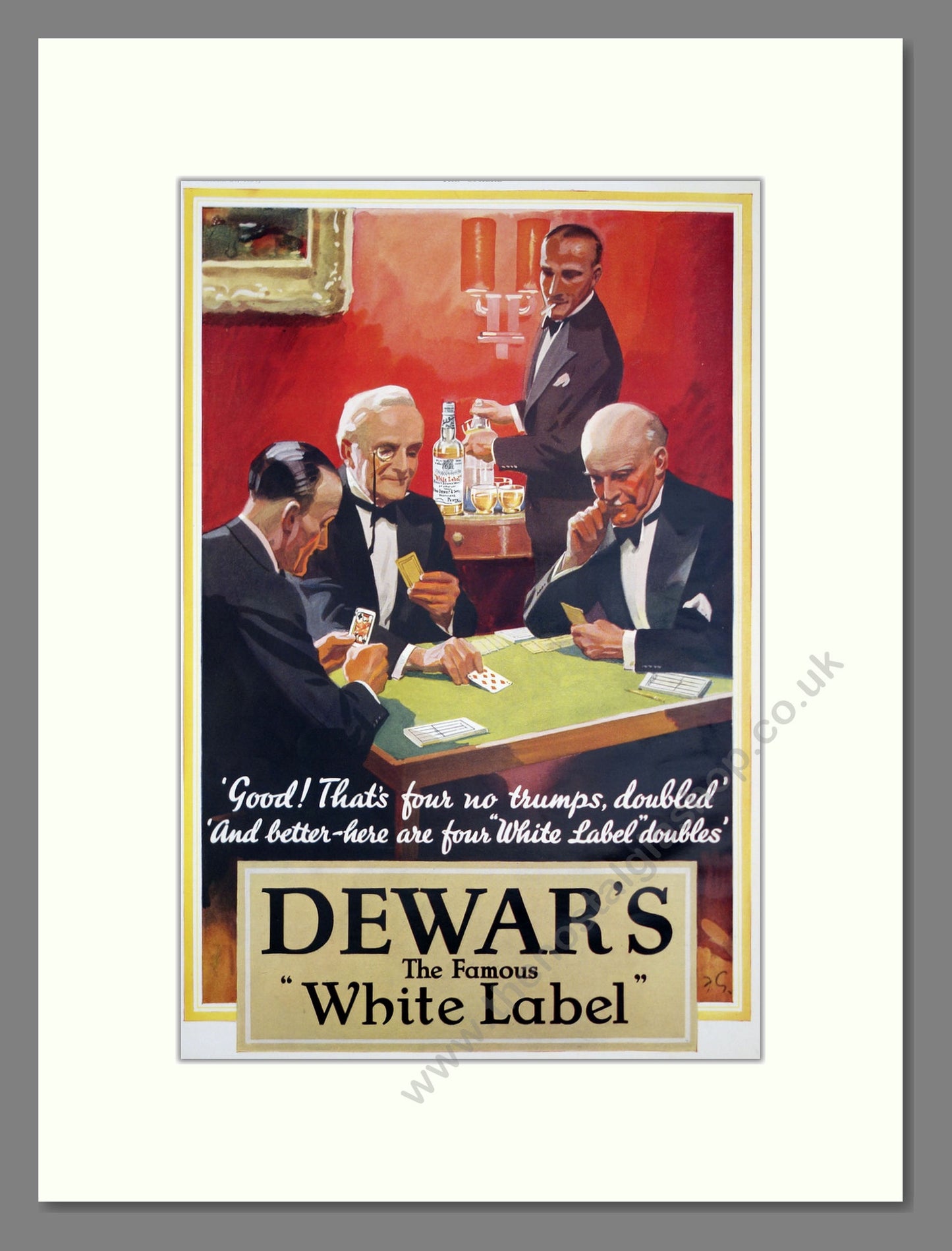 Dewar's White Label Scotch Whisky. Original Advert 1934 (ref AD303770)