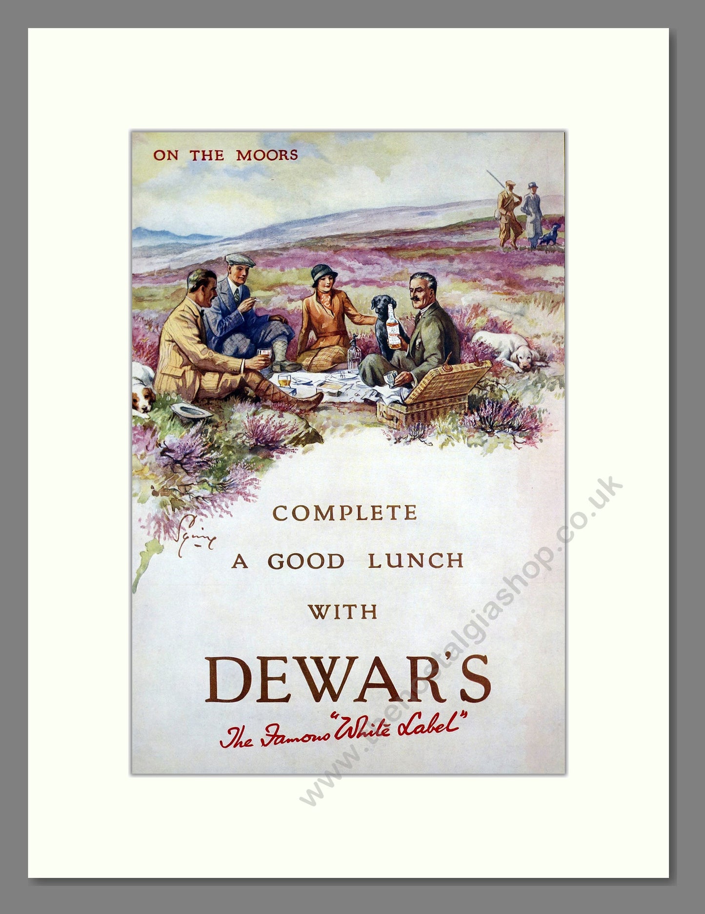 Dewar's White Label Scotch Whisky. Original Advert 1934 (ref AD303771)