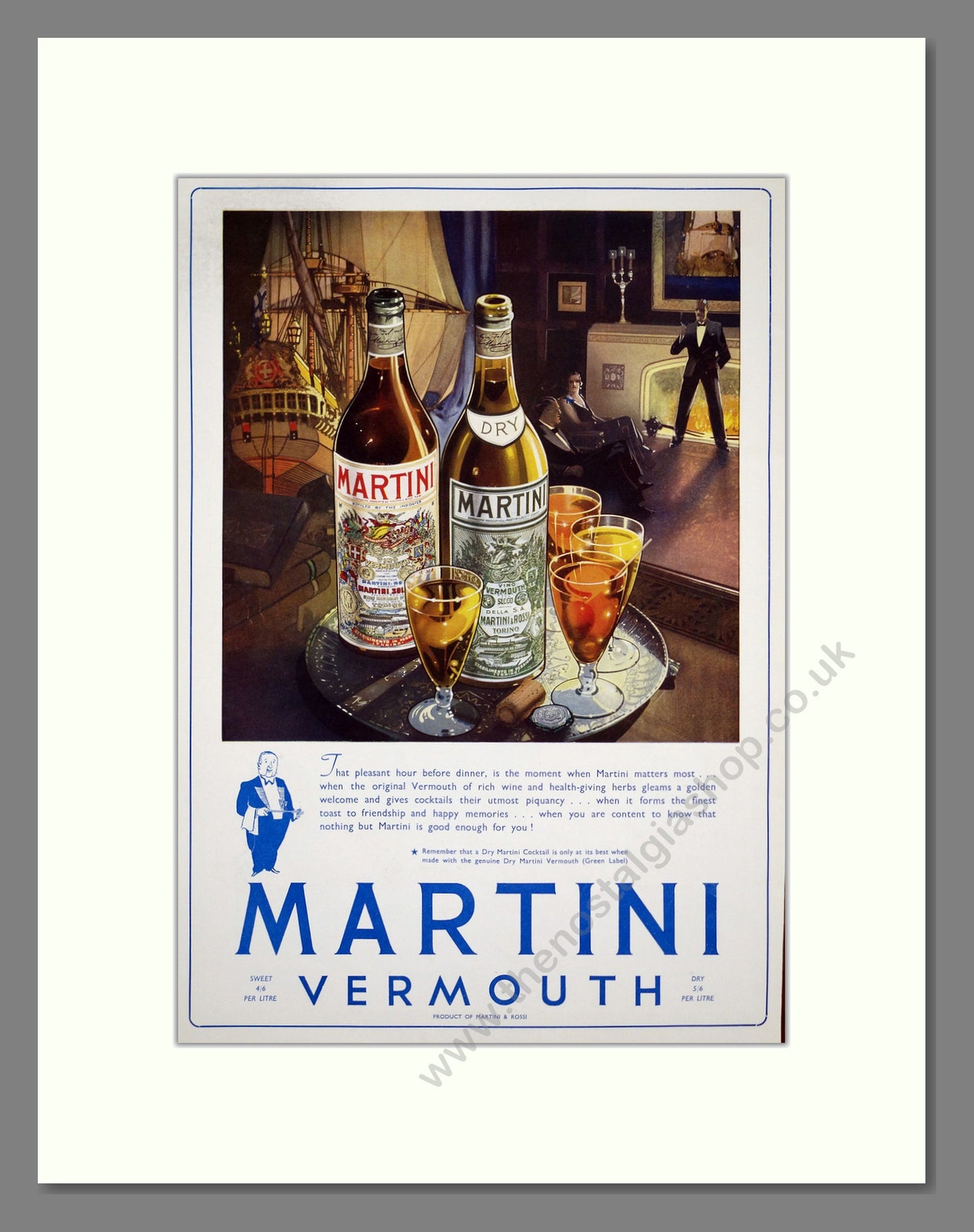 Martini Vermouth. Original Advert 1937 (ref AD303775)