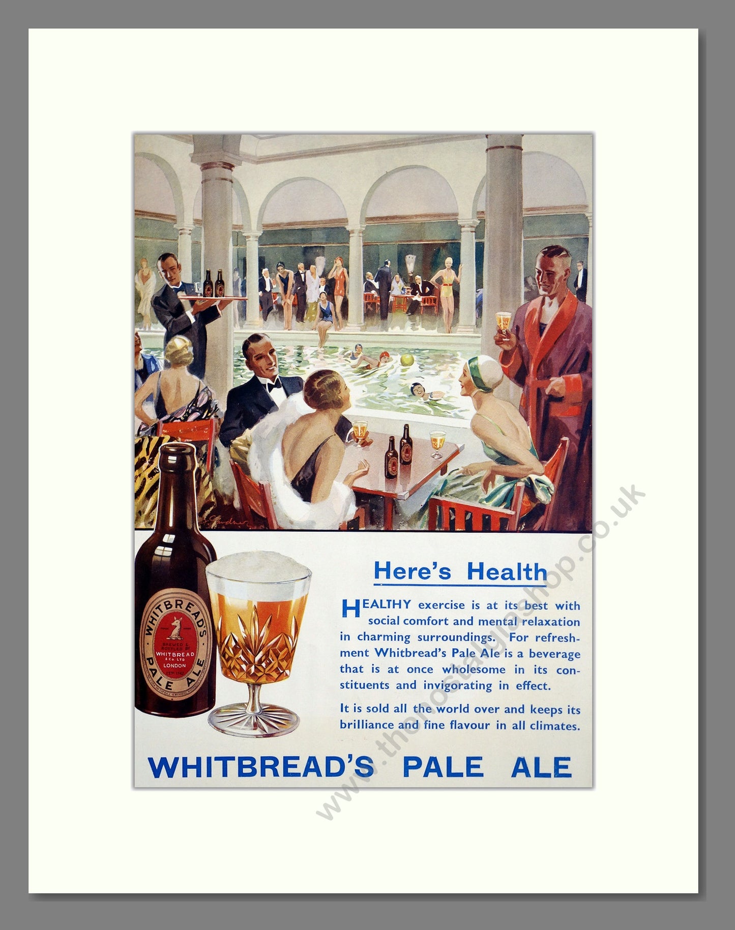 Whitbread's Pale Ale. Original Advert 1933 (ref AD303783)