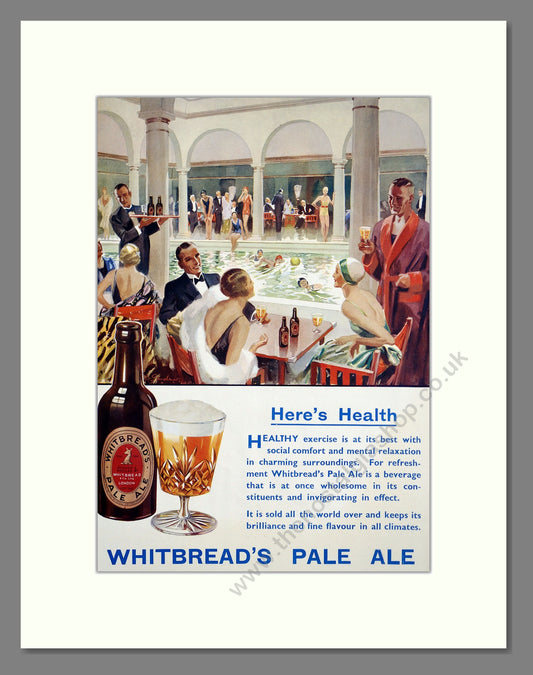 Whitbread's Pale Ale. Original Advert 1933 (ref AD303783)