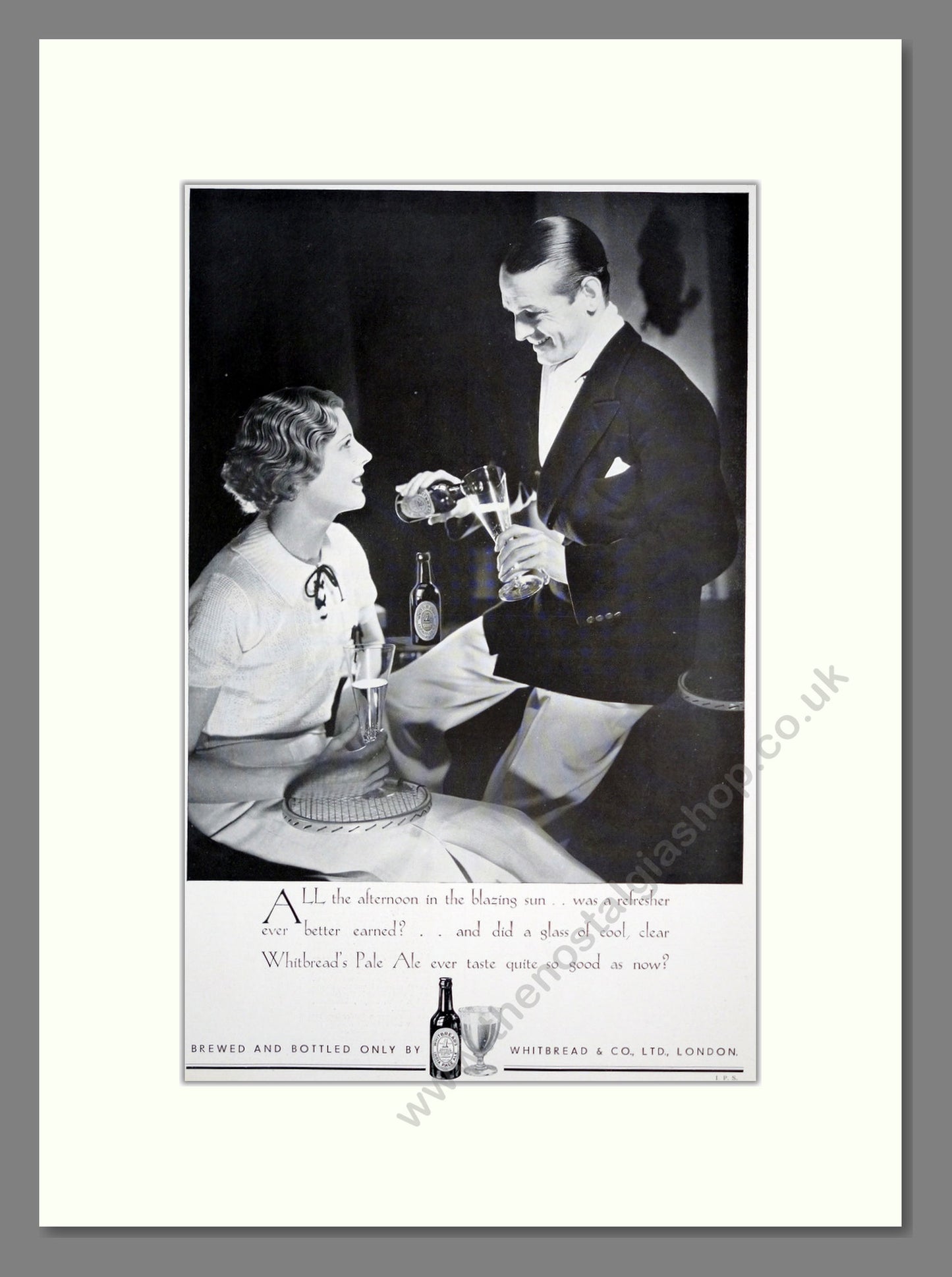 Whitbread's Pale Ale. Original Advert 1935 (ref AD303785)