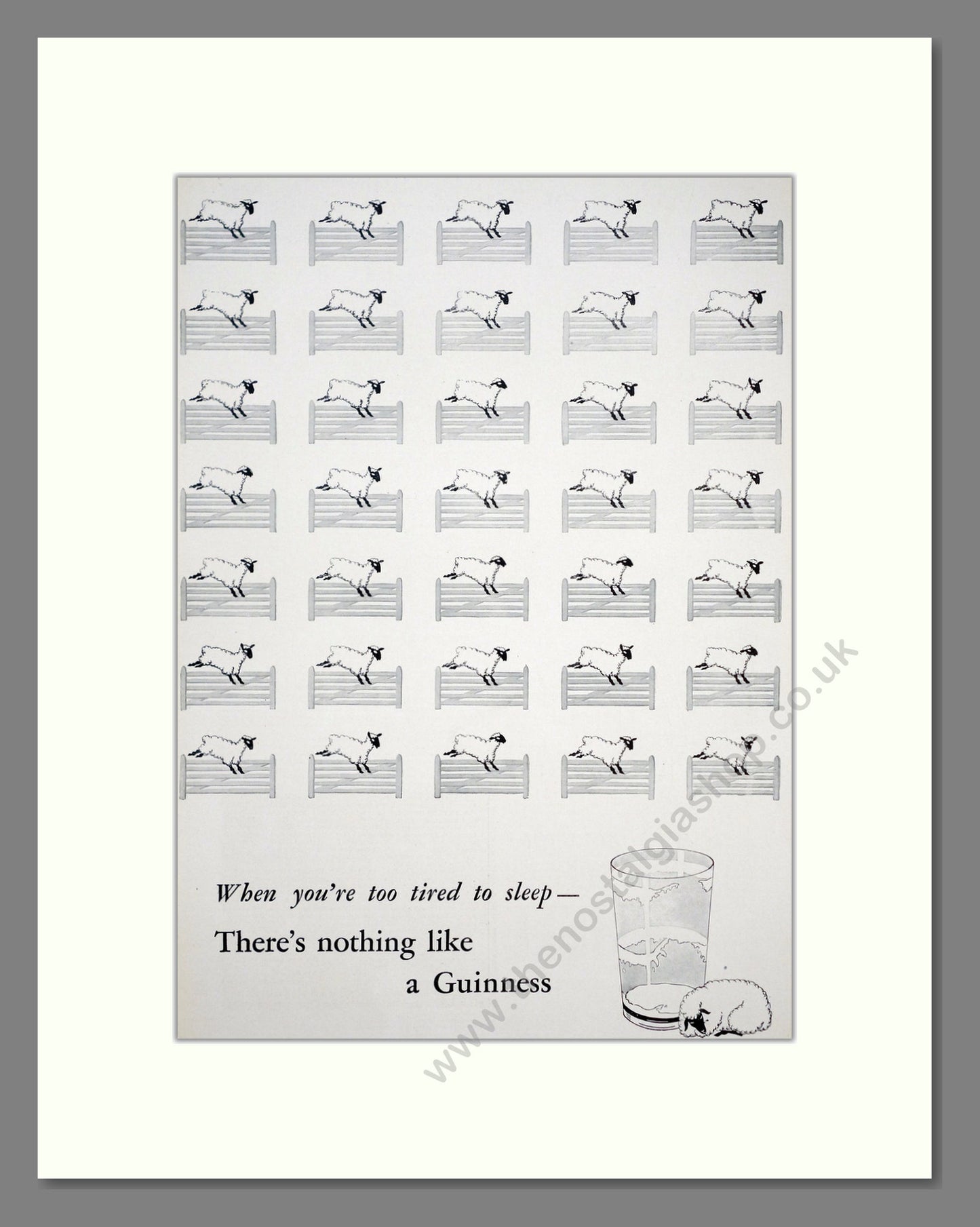 Guinness. Counting Sheep. Original Advert 1938 (ref AD303793)