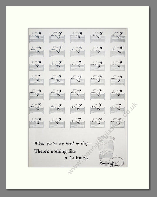 Guinness. Counting Sheep. Original Advert 1938 (ref AD303793)