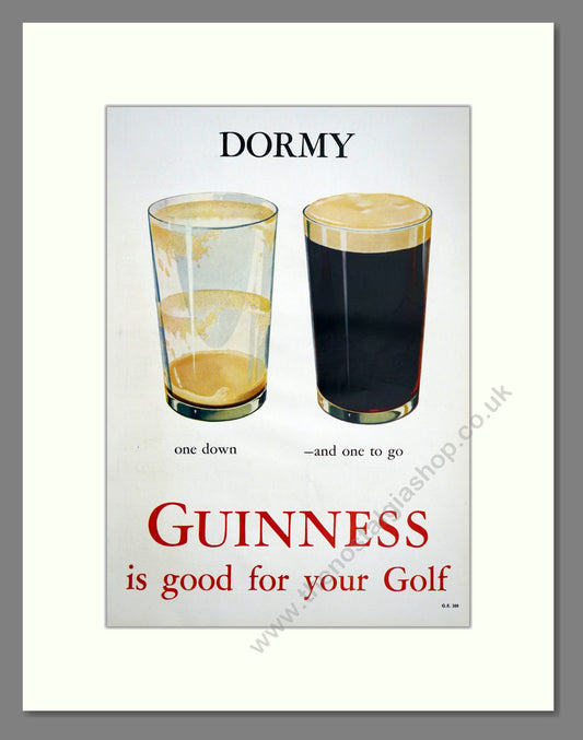 Guinness is Good For Your Golf. Original Advert 1934 (ref AD303798)