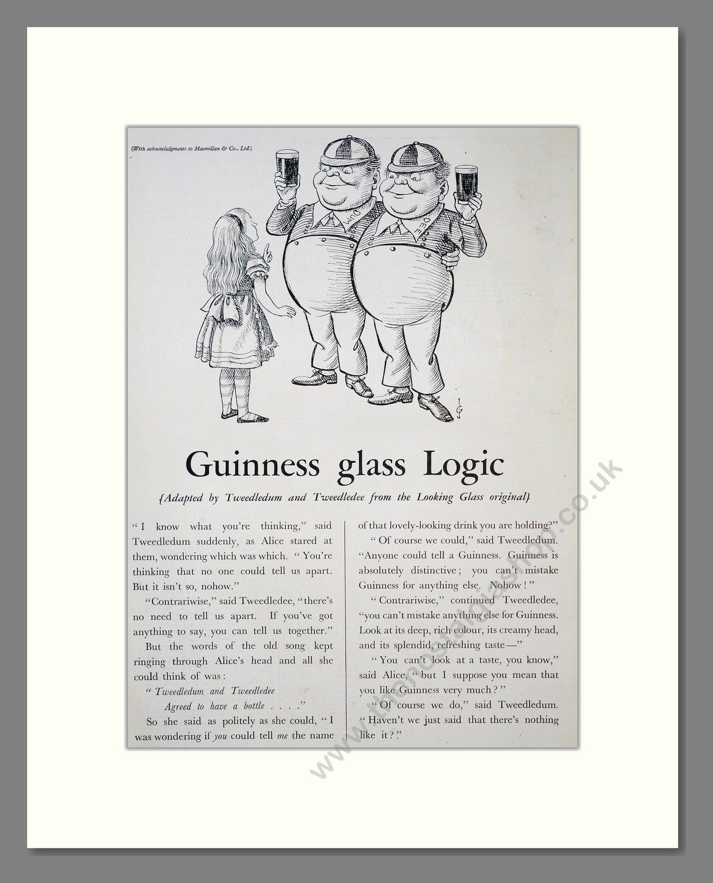 Guinness. Glass Logic. Original Advert 1935 (ref AD303804)